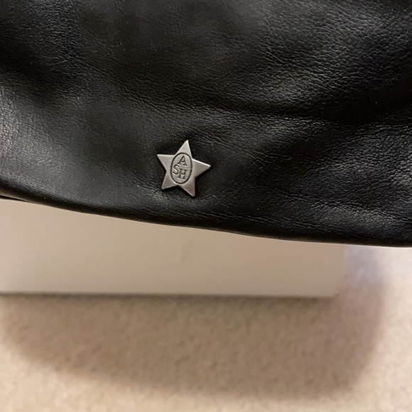 ASH bag black real leather bronze metallic front - Picture 3 of 6